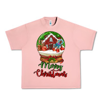 Salmon Merry Christmas Urban Heavy Tee - LillyAllenDesigns