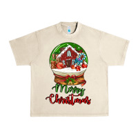 Sandshell Merry Christmas Urban Heavy Tee - LillyAllenDesigns