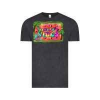 Vintage Black summer vibes watermelon Vintage Tee - JahusDesignShop