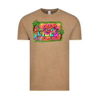 Vintage Coffee summer vibes watermelon Vintage Tee - JahusDesignShop