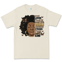 Bone afro woman smart loved powerful Premium Tee - MaliasSmallBusiness