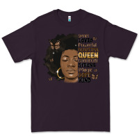 Plum afro woman smart loved powerful Premium Tee - MaliasSmallBusiness