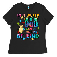 Black in a world where you can be anything Ladies Tee - MaliasSmallBusiness