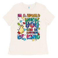 Bone in a world where you can be anything Ladies Tee - MaliasSmallBusiness