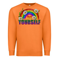 Carrot Be Yourself Pride Lgbtq Premium Sweatshirt - BundleAndBundleShop