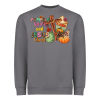 Storm Pumpkin spice and Jesus christ Heavyweight Sweatshirt - NancyCooperArtShop