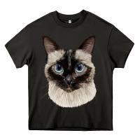 Asphalt siamese face Heavy Core Tee - LillyAllenDesigns