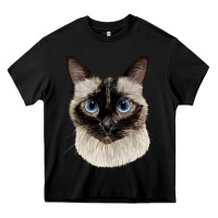 Black siamese face Heavy Core Tee - LillyAllenDesigns