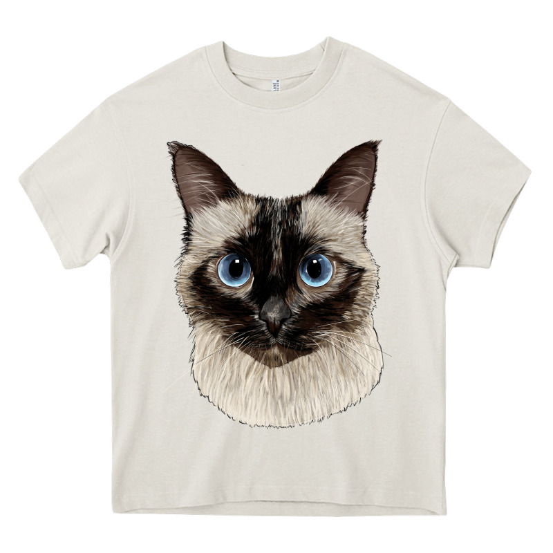 Siamese Face Heavy Core Tee by LillyAllenDesigns | Teevron