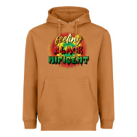 Meerkat feeling blacknificent Heavyweight Hoodie - FaDigitalArtStudio