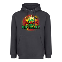 Smoke feeling blacknificent Heavyweight Hoodie - FaDigitalArtStudio