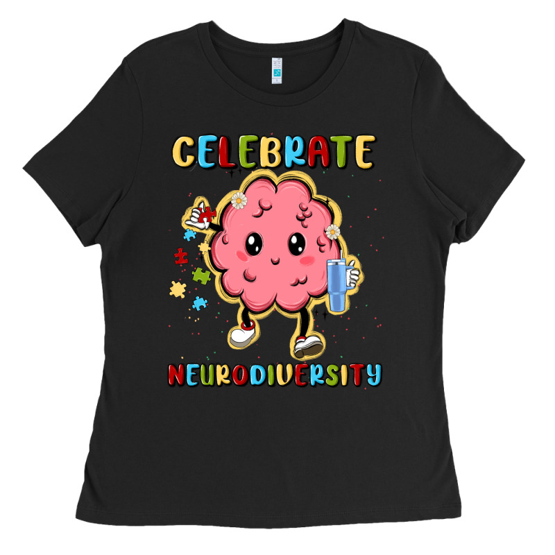 Celebrate Neurodiversity Ladies Tee by MaliasSmallBusiness | Teevron
