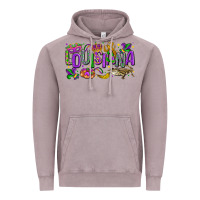 Vintage Zinc louisiana mardi gras Vintage Hoodie - LillyAllenDesigns