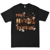 Black made with melanin always poppin Premium Tee - MaliasSmallBusiness