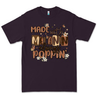 Plum made with melanin always poppin Premium Tee - MaliasSmallBusiness