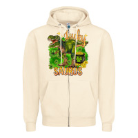 Sandshell St. Patrick's day lucky Saurus Zipper Hoodie - HowdyJamesFarm