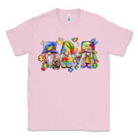 Bubblegum Pink autism gnomes Classic Tee - LillyAllenDesigns