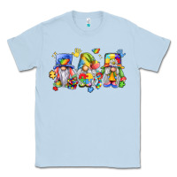 Dusty Blue autism gnomes Classic Tee - LillyAllenDesigns