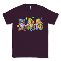 Plum autism gnomes Classic Tee - LillyAllenDesigns