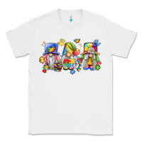 White autism gnomes Classic Tee - LillyAllenDesigns