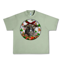 Oil Green christmas dorper sheep Urban Heavy Tee - LillyAllenDesigns