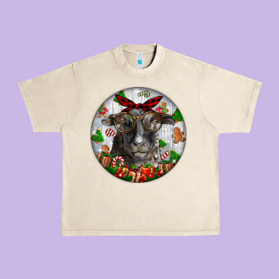 Christmas Dorper Sheep Urban Heavy Tee Designed By Lillyallendesigns