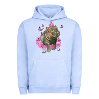 Pigment Grape Ice Baby Hippo With Tutu Urban Hoodie - LillyAllenDesigns