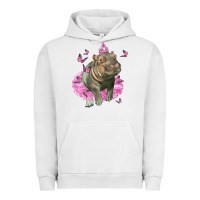 Pigment Lunar Rock Baby Hippo With Tutu Urban Hoodie - LillyAllenDesigns