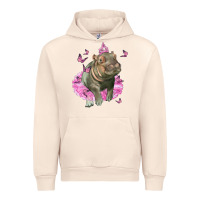 Sandshell Baby Hippo With Tutu Urban Hoodie - LillyAllenDesigns