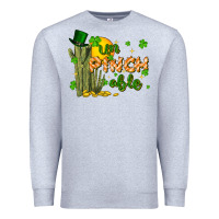Heather Grey un pinch able Premium Sweatshirt - FaDigitalArtStudio