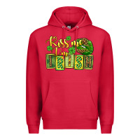 Cardinal St. Patrick's Kiss me i am irish Premium Hoodie - OliviaCreatesArt