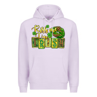 Lilac St. Patrick's Kiss me i am irish Premium Hoodie - OliviaCreatesArt