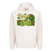 Pale Pink St. Patrick's Kiss me i am irish Premium Hoodie - OliviaCreatesArt