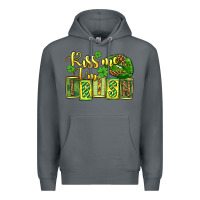 Rock St. Patrick's Kiss me i am irish Premium Hoodie - OliviaCreatesArt