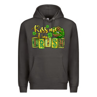Smoke St. Patrick's Kiss me i am irish Premium Hoodie - OliviaCreatesArt