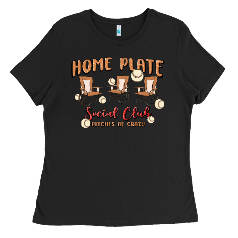 Glitter Baseball Ladies Tee by MaliasSmallBusiness | Teevron