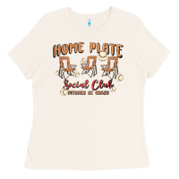Bone glitter baseball Ladies Tee - MaliasSmallBusiness