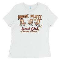 White glitter baseball Ladies Tee - MaliasSmallBusiness