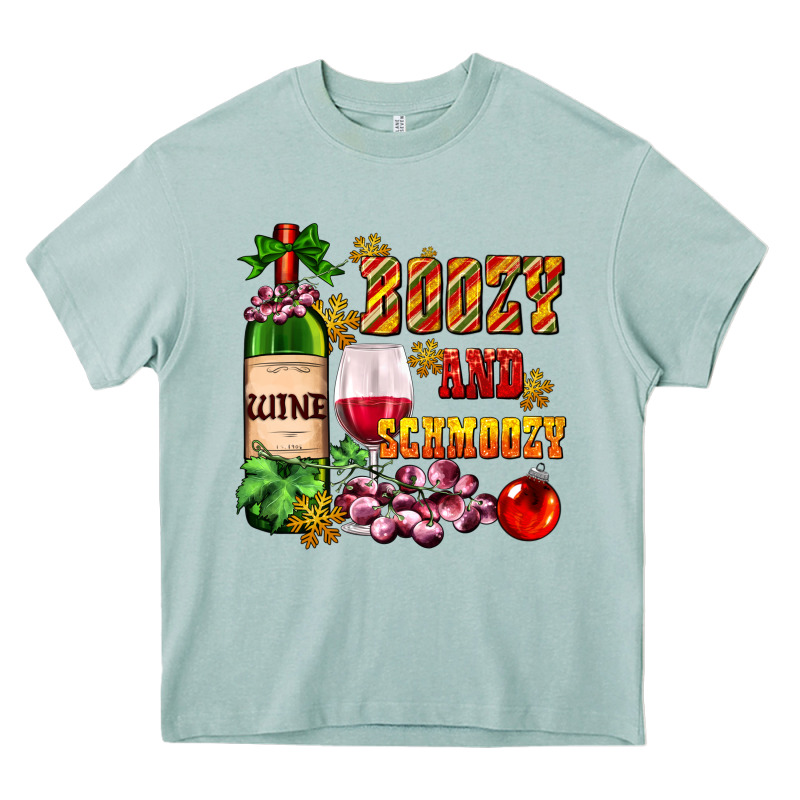 Boozy And Schmoozy Heavy Core Tee by AdoDesignShop | Teevron