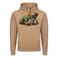Vintage Coffee monster truck sports Vintage Hoodie - LillyAllenDesigns