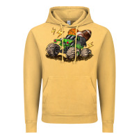 Vintage Mustard monster truck sports Vintage Hoodie - LillyAllenDesigns