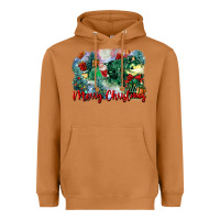 Meerkat merry christmas santa polar express Heavyweight Hoodie - FaDigitalArtStudio