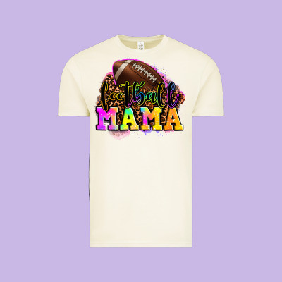 Football Mama Vintage Tee Designed By Lillyallendesigns
