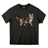 Asphalt Maine Coon Cat Heavy Core Tee - LillyAllenDesigns