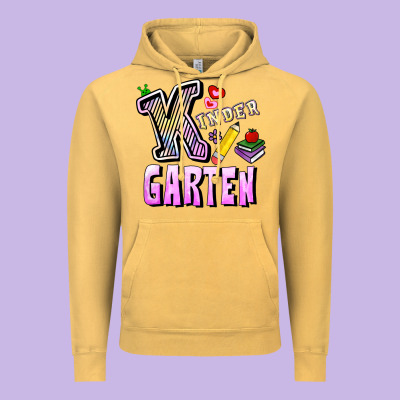 Kindergarten Vintage Hoodie Designed By Ranaportraitstore