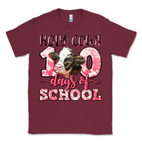 Burgundy holy cow 100 days of school Classic Tee - LillyAllenDesigns