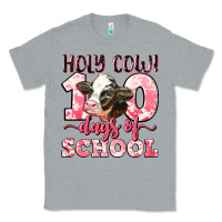Heather Grey holy cow 100 days of school Classic Tee - LillyAllenDesigns