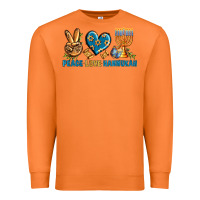 Carrot Peace Love Hannukah Premium Sweatshirt - BundleAndBundleShop
