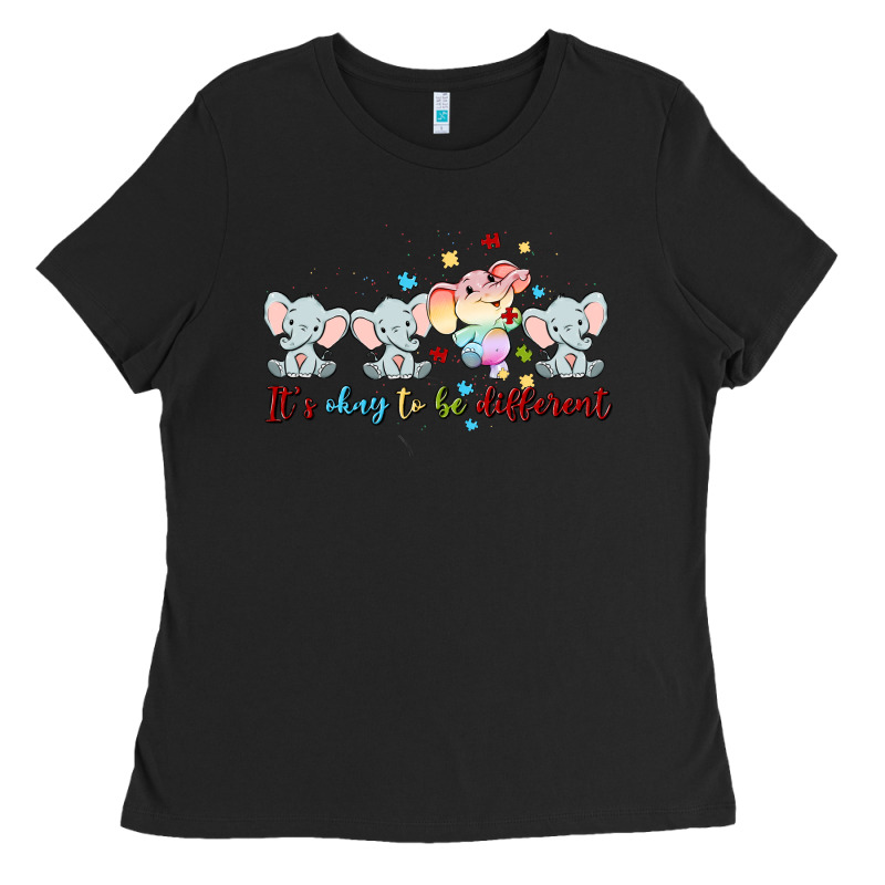 It's Okay To Be Different Ladies Tee by MaliasSmallBusiness | Teevron