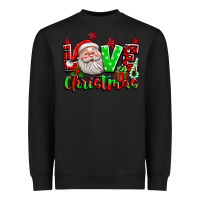 Black love christmas santa Heavyweight Sweatshirt - texasbilliewilder